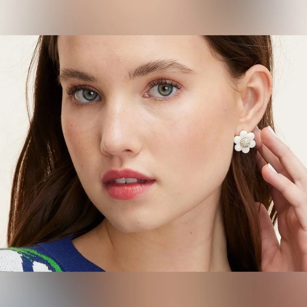 PICK (1) KATE SPADE NEW YORK STUD EARRING DAISY,CUP,FRIES,SUNGLASSES,STRAWBERRY - Picture 6 of 9